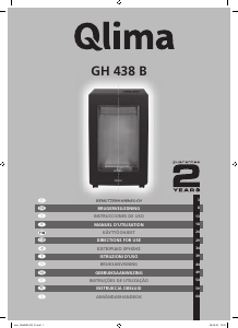 Manual de uso Qlima GH438B Calefactor