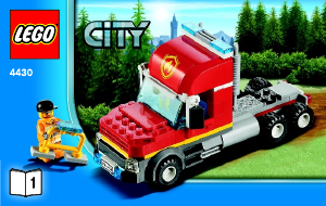 Manual Lego set 4430 City Fire transporter