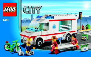Bruksanvisning Lego set 4431 City Ambulanse