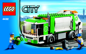 Manual Lego set 4432 City Garbage truck