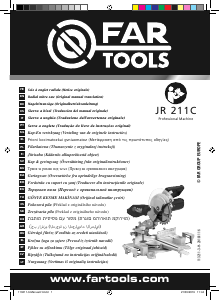 Manual Far Tools JR 211C Serra de esquadria
