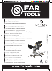 Priročnik Far Tools MA 1200D Stabilna kotna žaga