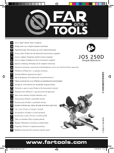 Manual Far Tools JOS 250D Fierastrau circular stationar