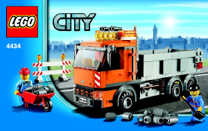 Bruksanvisning Lego set 4434 City Lastbil med tipp