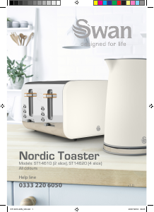 Handleiding Swan ST14610WHTN Broodrooster