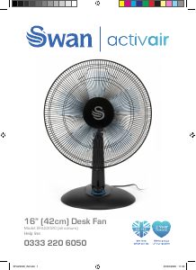Bruksanvisning Swan SFA23020N Fläkt
