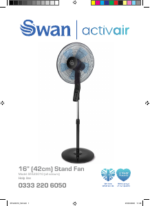 Bruksanvisning Swan SFA23010N Fläkt