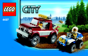 Bedienungsanleitung Lego set 4437 City Verfolgung im Gelände