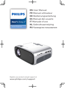 Bedienungsanleitung Philips NPX442 NeoPix Easy 2+ Projektor