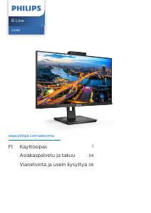 Käyttöohje Philips 243B1JH B Line LED-näyttö