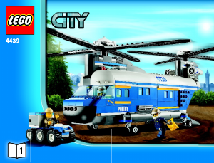 Manual Lego set 4439 City Heavy-lift helicopter
