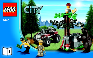 Brugsanvisning Lego set 4440 City Skovbetjentenes politistation