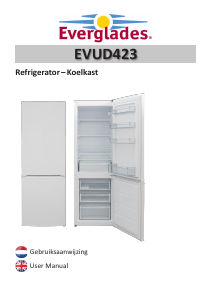 Handleiding Everglades EVUD423 Koel-vries combinatie