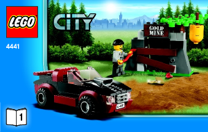 Manual Lego set 4441 City Police dog van