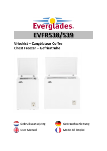 Handleiding Everglades EVFR538 Vriezer