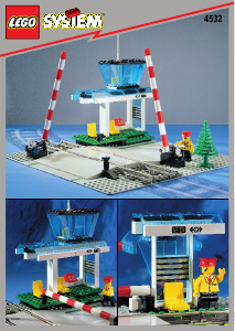 Manual de uso Lego set 4532 City Paso a nivel