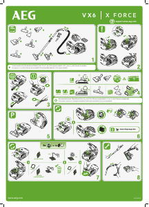 Manuale AEG VX6-1-DB Aspirapolvere