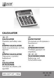 Priručnik United Office IAN 327157 Kalkulator