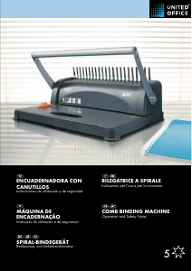 Manual United Office IAN 66068 Binding Machine