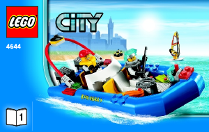 Manual de uso Lego set 4644 City Puerto deportivo