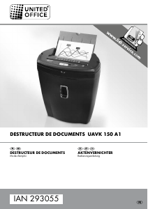 Mode d’emploi United Office UAVK 150 A1 Destructeur