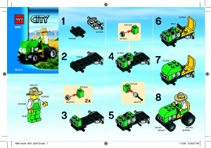 Manual Lego set 4899 City Farmer and tractor