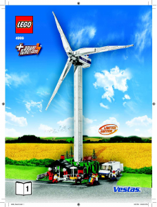 Bedienungsanleitung Lego set 4999 City Vestas Windkraftanlage