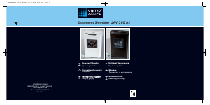 Εγχειρίδιο United Office IAN 61861 Καταστροφέας εγγράφων