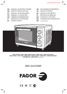 Manuale Fagor MH-2600MF Forno