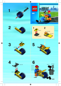 Manual Lego set 5620 City Street cleaner