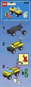 Bedienungsanleitung Lego set 6325 City Paket Express Auto