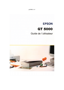 Mode d’emploi Epson GT-5000 Scanner