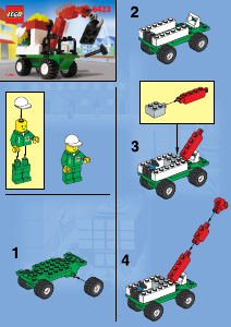 Bedienungsanleitung Lego set 6423 City Abschlepp-Truck