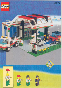 Manual Lego set 6472 City Octan gas station