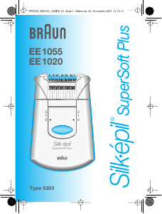 Handleiding Braun EE 1020 Silk-epil SuperSoft Plus Epilator