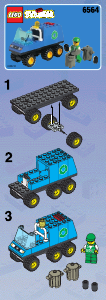 Bedienungsanleitung Lego set 6564 City Müllwagen