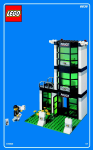 Manual Lego set 6636 City Police headquarter