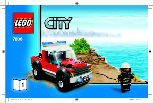 Manual Lego set 7206 City Fire helicopter