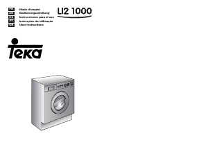 Manual de uso Teka LI2 1200 Lavadora
