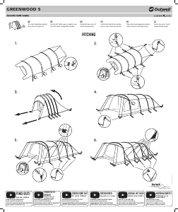 Manual Outwell Greenwood 5 Tent