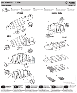 Manual Outwell Jacksonville 5SA Tent