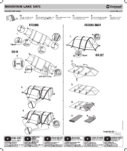 Manual Outwell Mountain Lake 5ATC Tent