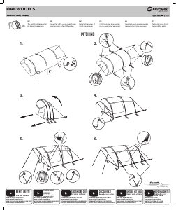 Manual Outwell Oakwood 5 Tent