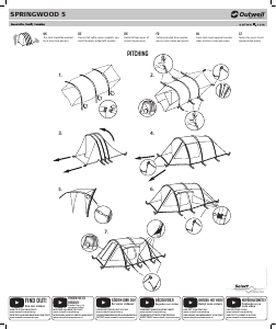 Mode d’emploi Outwell Springwood 5 Tente