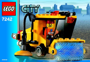 Manual Lego set 7242 City Street sweeper