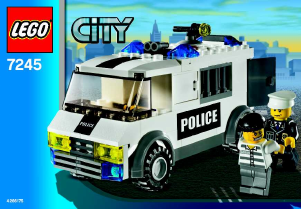 Manuale Lego set 7245 City Trasporto di detenuti