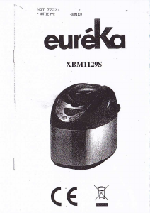 Mode d’emploi Eureka XBM1129S Machine à pain