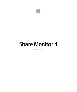 Manual Apple Share Monitor 4