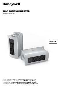 Bruksanvisning Honeywell HHF250 Värmefläkt
