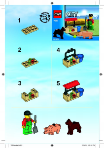 Manuale Lego set 7566 City Contadino